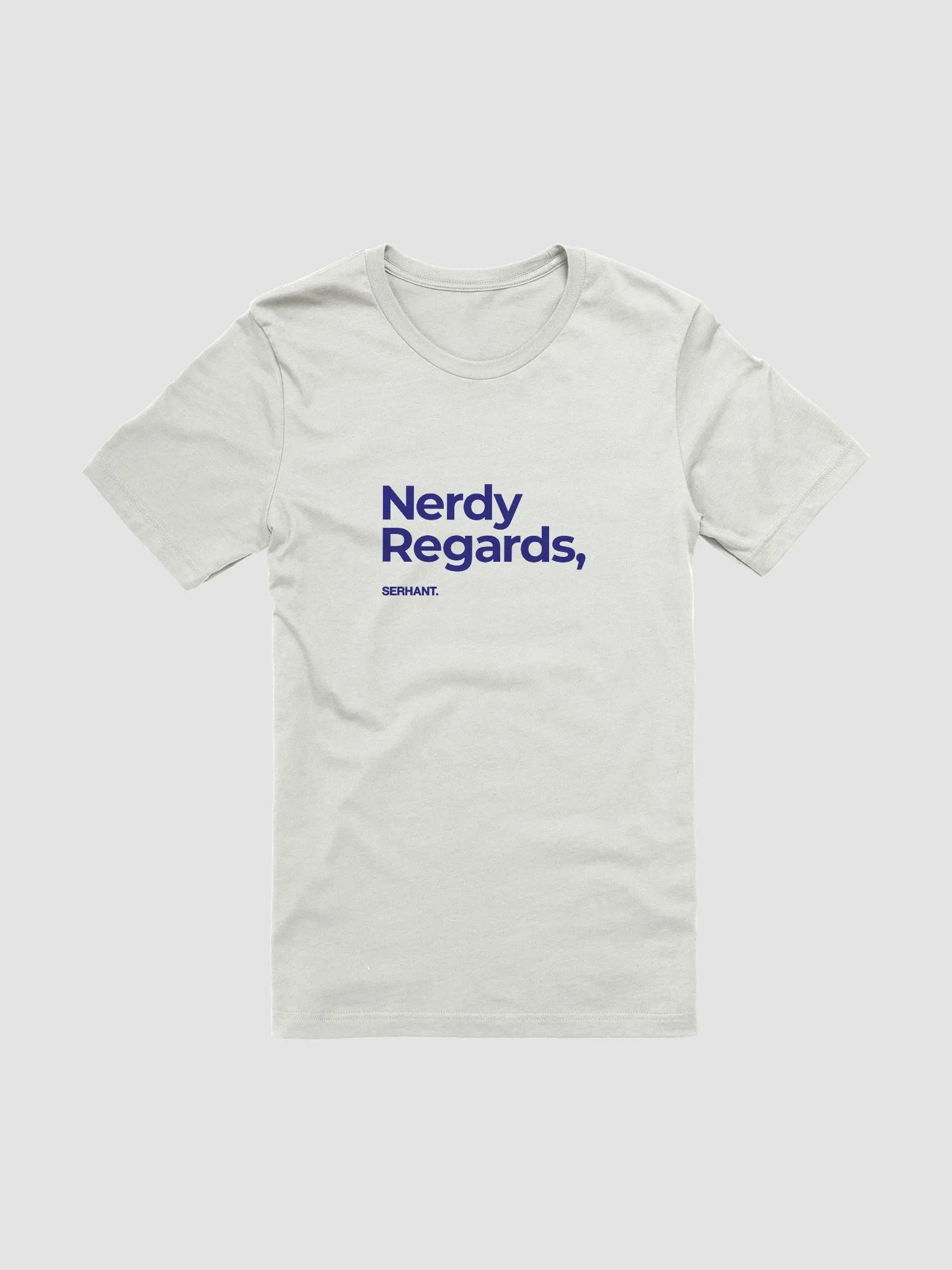 S. Nerdy Regards Grey T-Shirt product image (1)