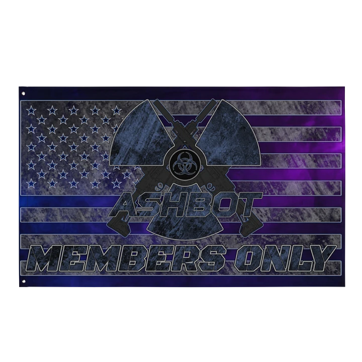 ASHBOT Members Only Flag product image (1)