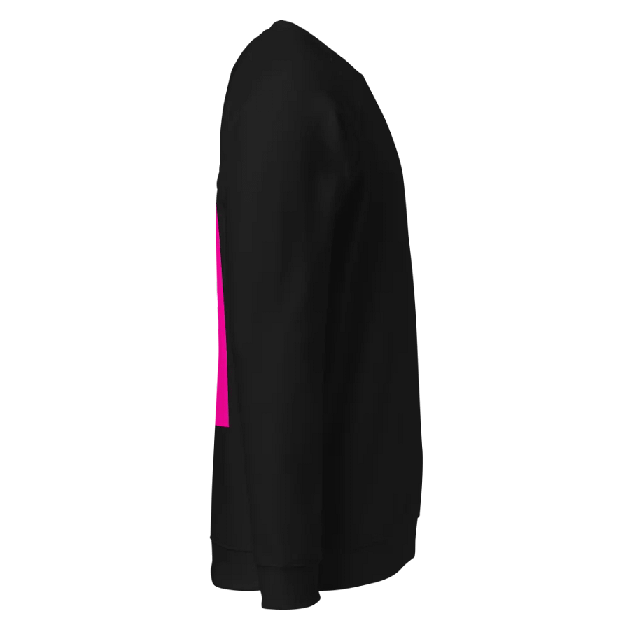 Sustain & Decay Raglan Sweatshirt- Pink Scribble Blur Rooster Logo product image (4)