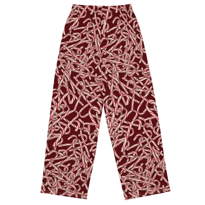 Candy Cane Pattern Wideleg Pants product image (1)