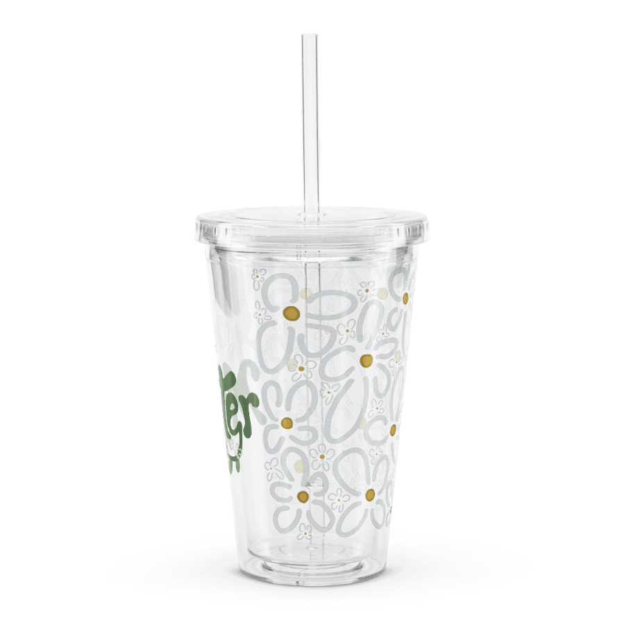 You Matter Flower Clear Cup product image (4)