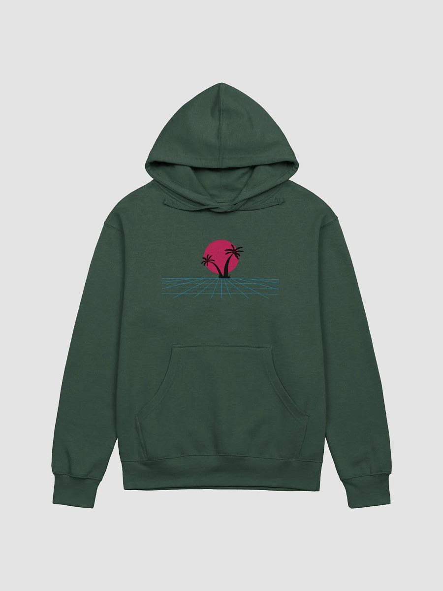 Neon Palms Retro Hoodie product image (1)