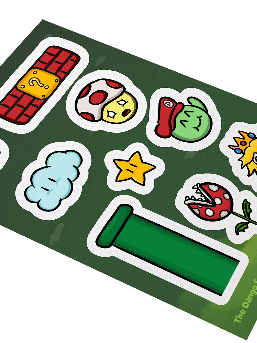 Dango Mario Set - Kiss Cut Sticker Sheet product image (3)