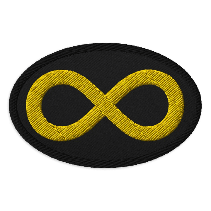 Golden Infinity Patch (Oval) product image (1)