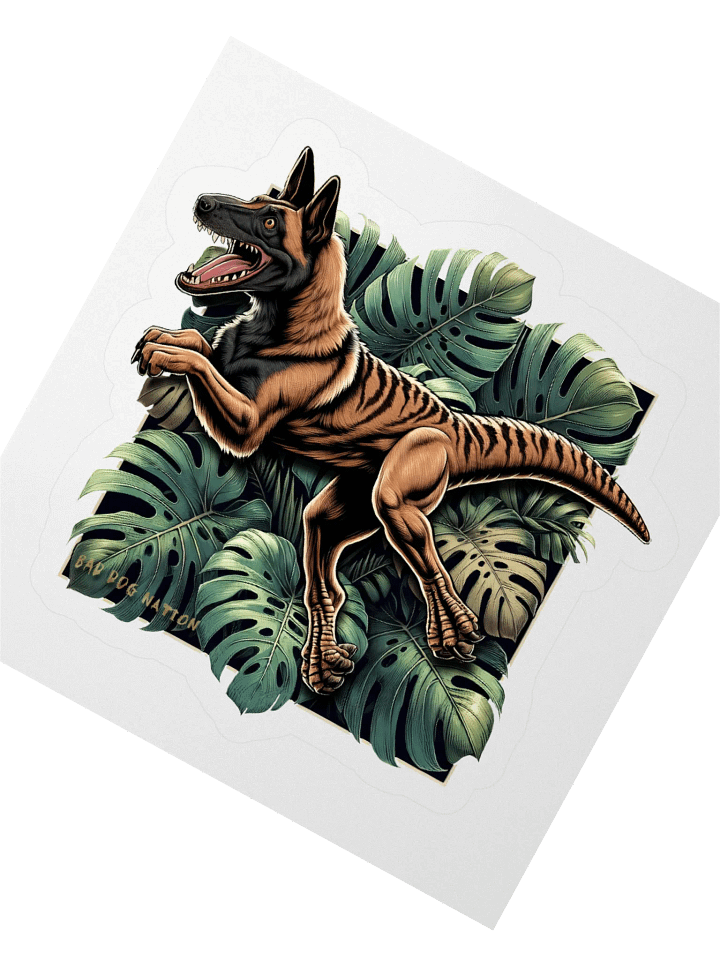 Velociraptor Dutch Shepherd K9 Sticker product image (2)