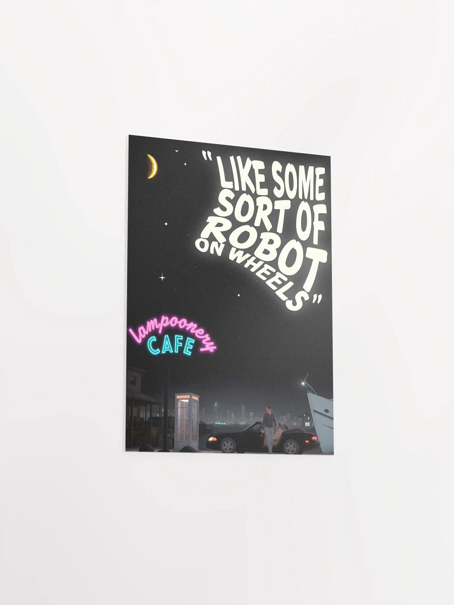 Miami Vice Robot on Wheels Poster! product image (9)