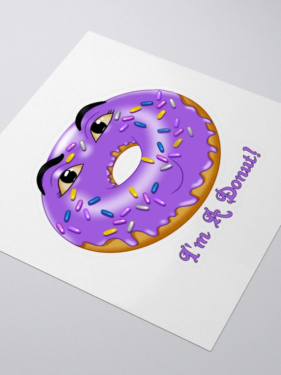 I'm A Donut KissCut Sticker product image (3)