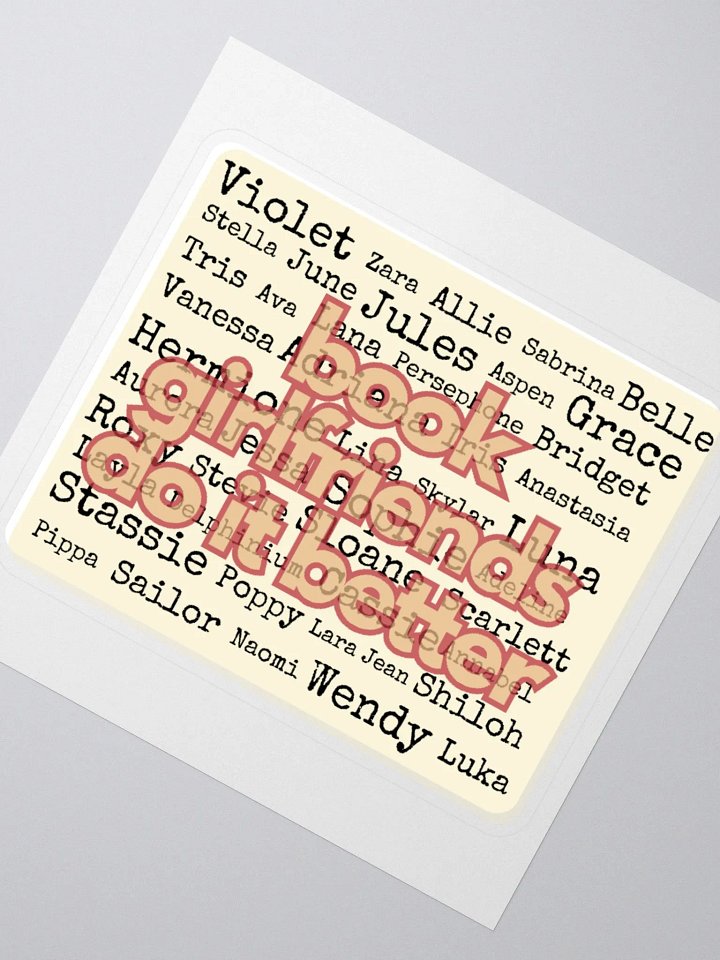 Book Girlfriends - Sticker product image (2)