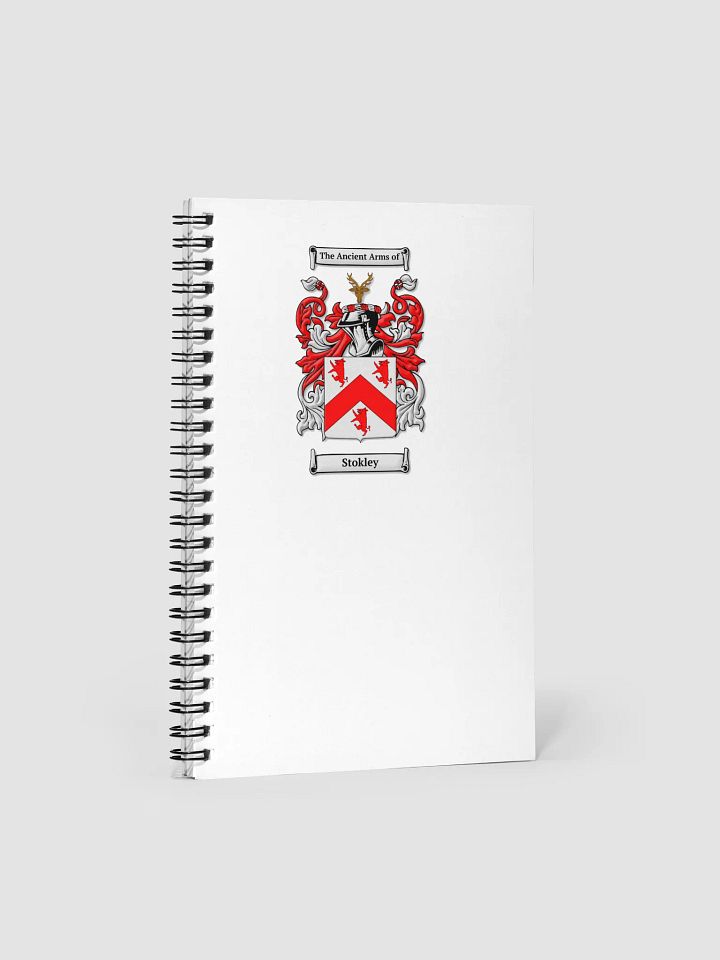 Stokley Family Crest - Notebook product image (1)