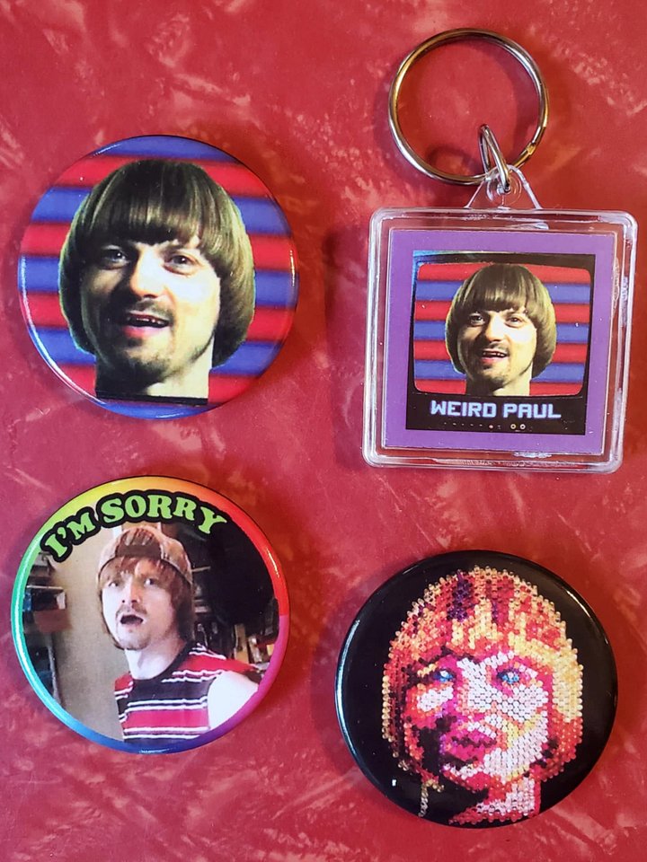 Weird Paul keychain and three magnets! product image (1)
