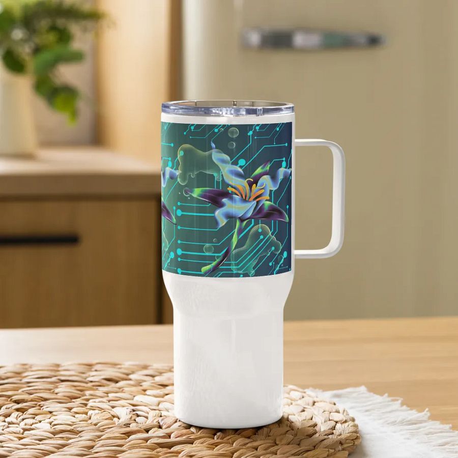 teal meta-magic insulated travel mug for stylish gents and ladies product image (11)