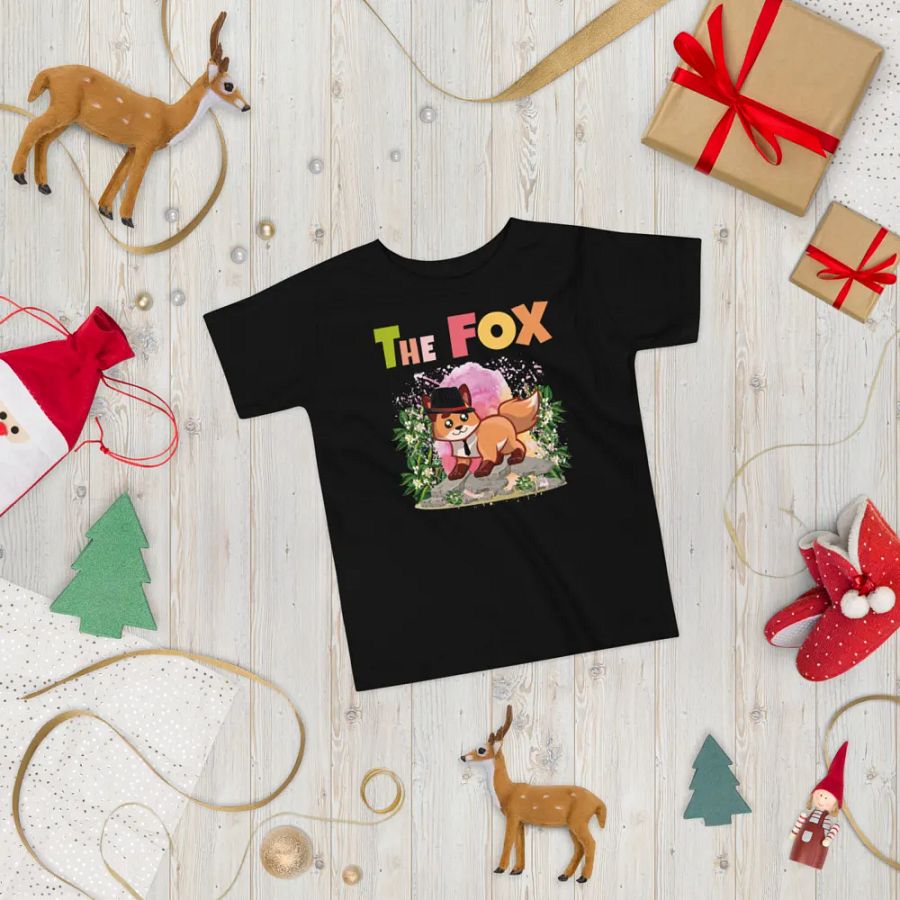 The Fox Colorful Funny Cute Bella +Canvas Toddler T-Shirt – Funny Shirt, Best Gift for Kids product image (3)