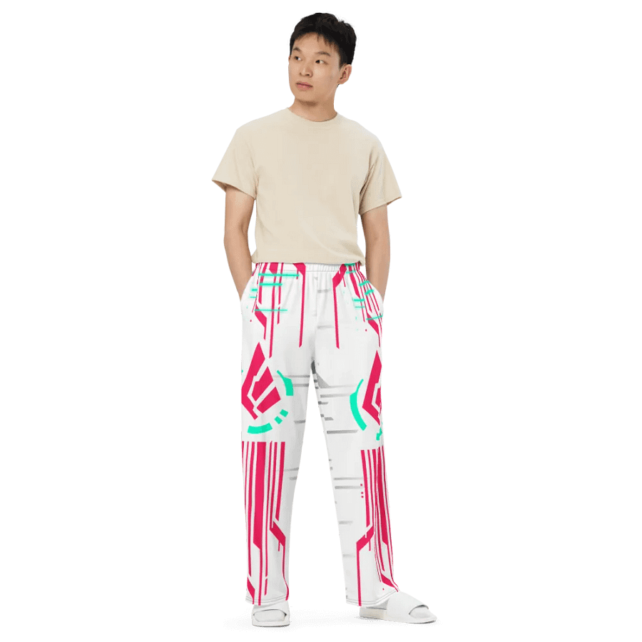 Cyberia Unisex Wide-Leg Pants product image (6)