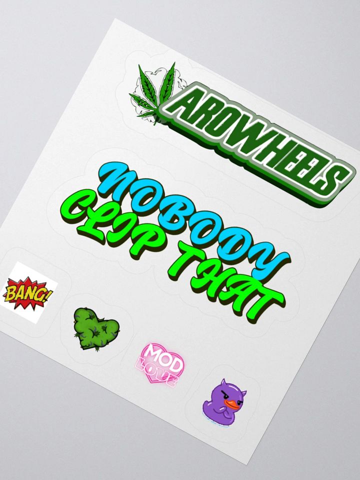 AROW sticker sheet product image (2)