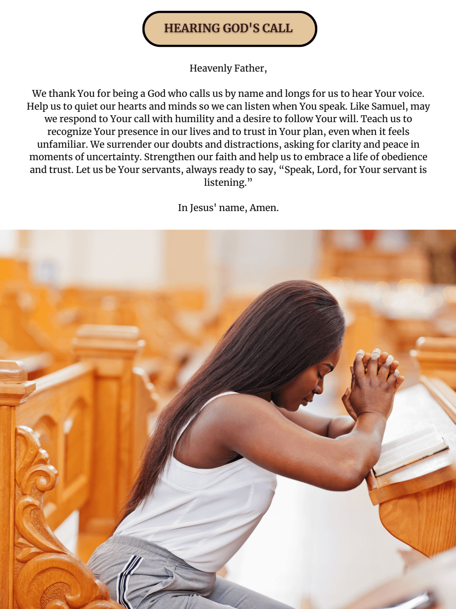 "Here I Am Lord" Christian Devotional Bible Study Guide Journal product image (3)