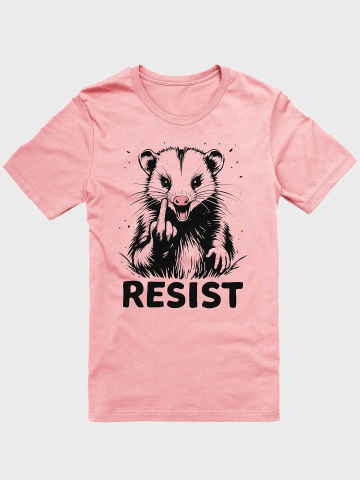 Resist Fight Fascism Angry Opossum Middle Finger Anti Trump Anti Maga Anti Musk Pro Liberal T Shirt product image (42)