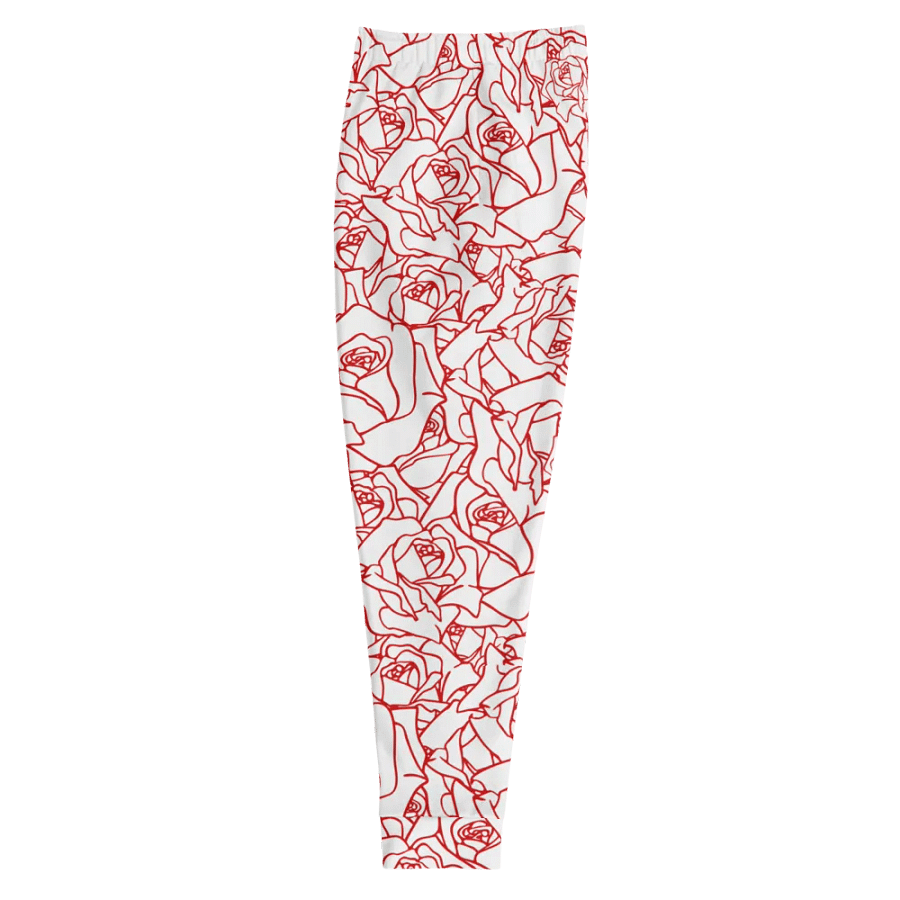 Loads of Roses · white-red joggers product image (6)
