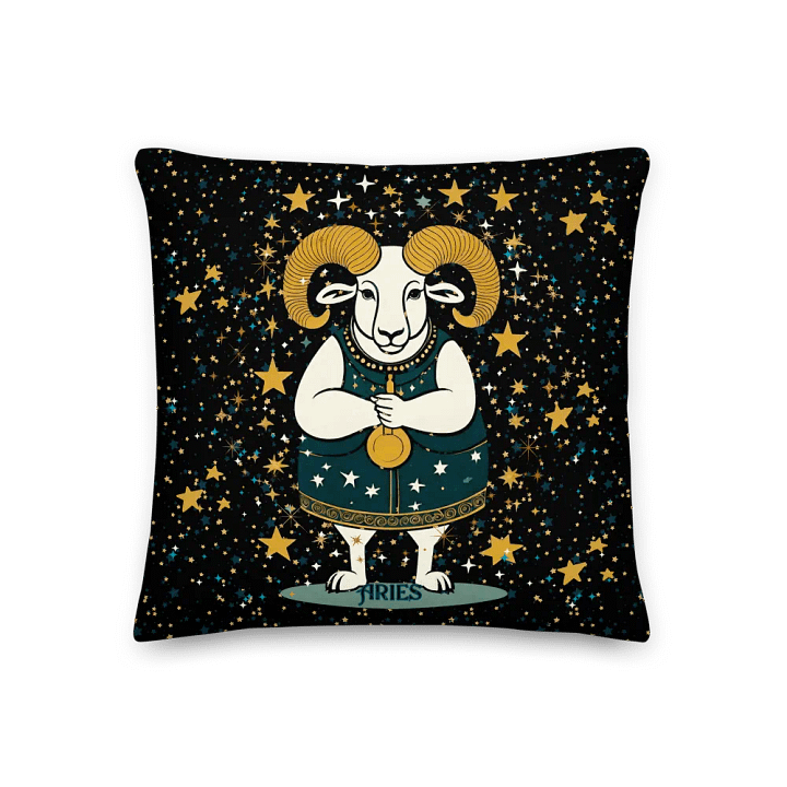 Aries 2025, Adorable Ram, Pillow product image (1)