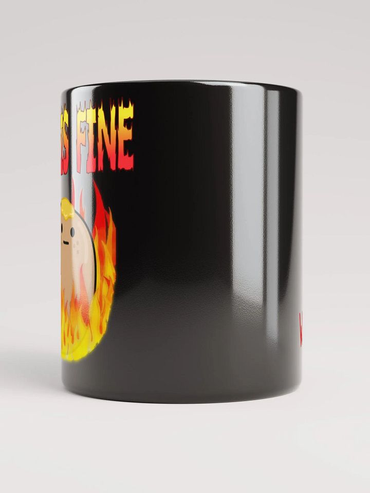 Black This Is Fine Mug product image (2)