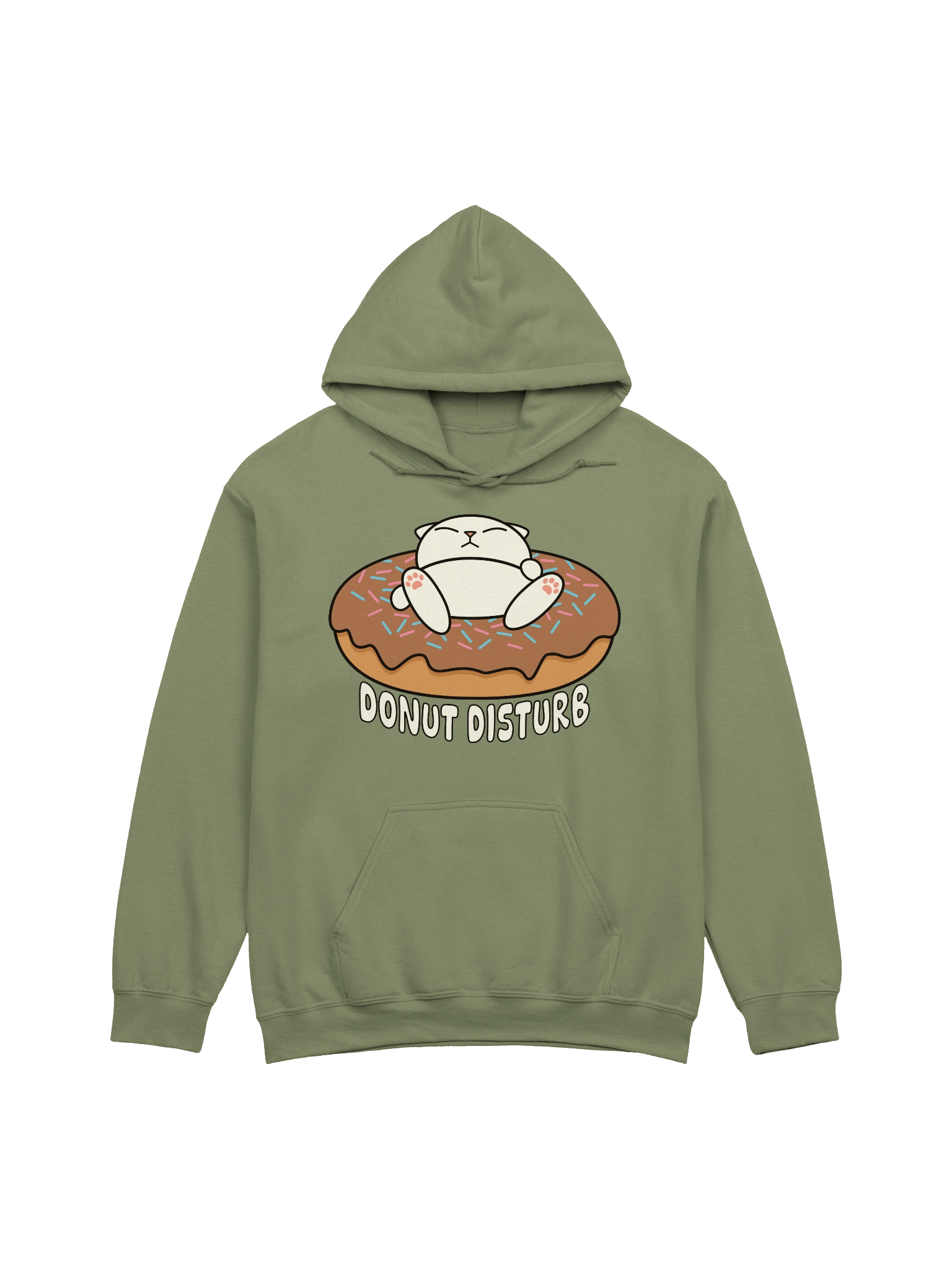Donut Disturb Cat - Unisex Adult Hoodie product image (21)