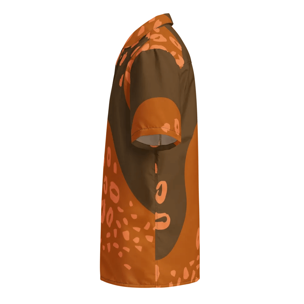 Orange Tropical Breeze Hawaiian Shirt product image (3)