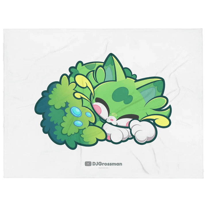 Sleeping Chloe • Throw Blanket (White) product image (2)