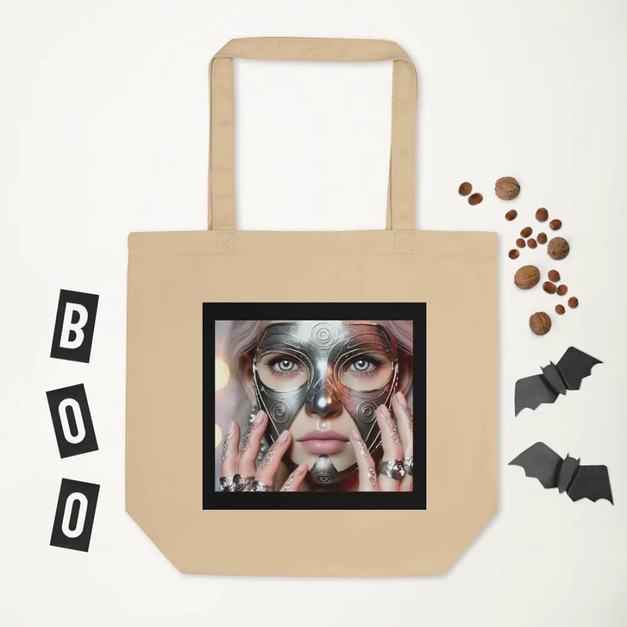 Ornate Metallic Mask Tote Bag product image (6)