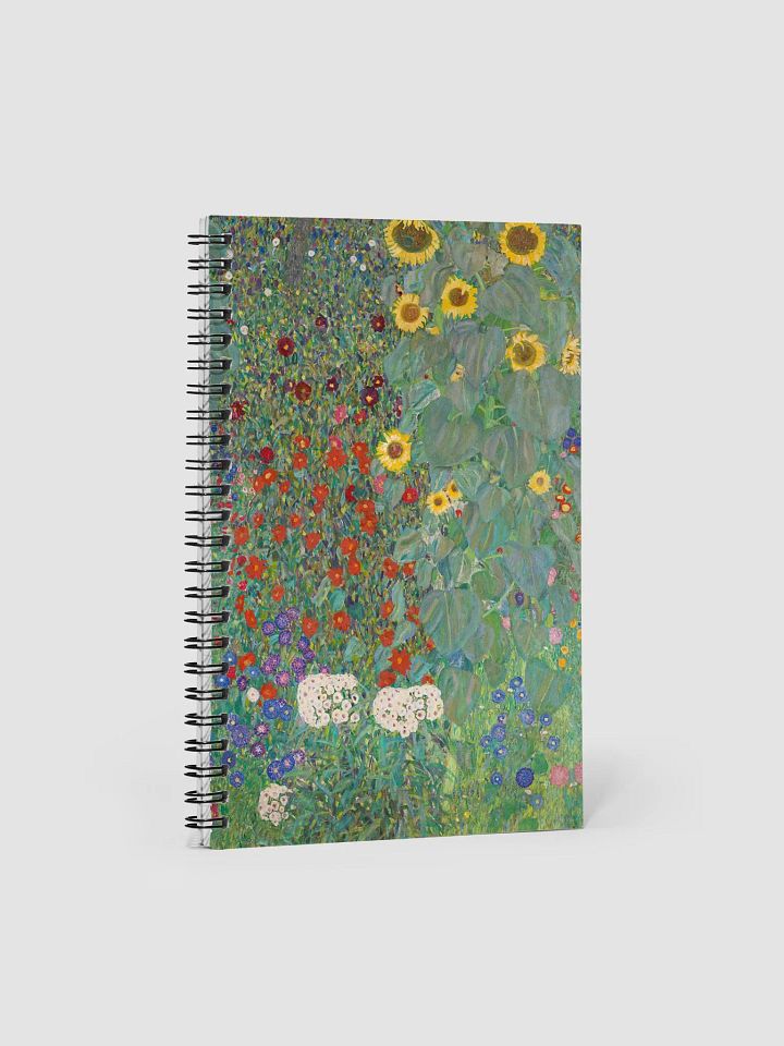 Gustav Klimt: Flower Garden Spiral Notebook product image (1)