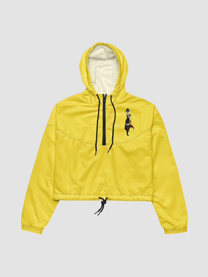 [ItsRizzleFizzle] All-Over Print Women's Cropped Windbreaker Sublicolor 915 product image (1)