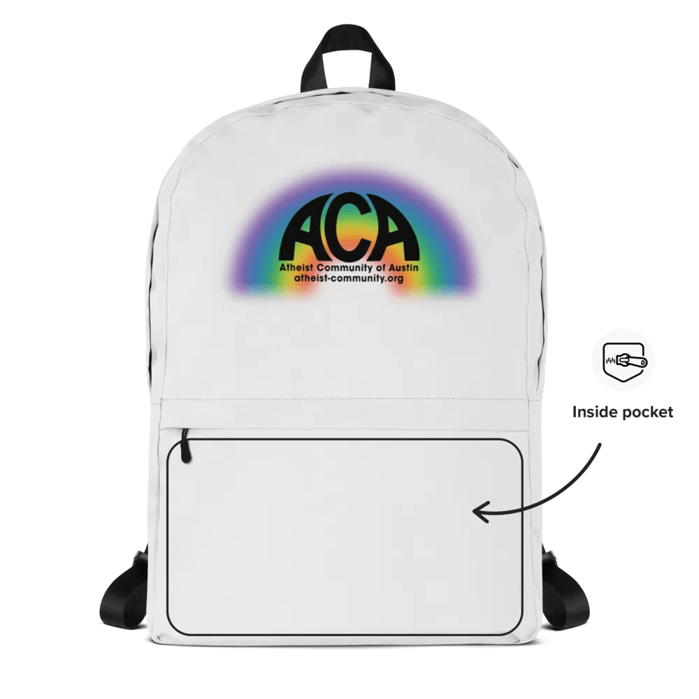 The Atheist Community of Austin - Rainbow Backpack product image (12)