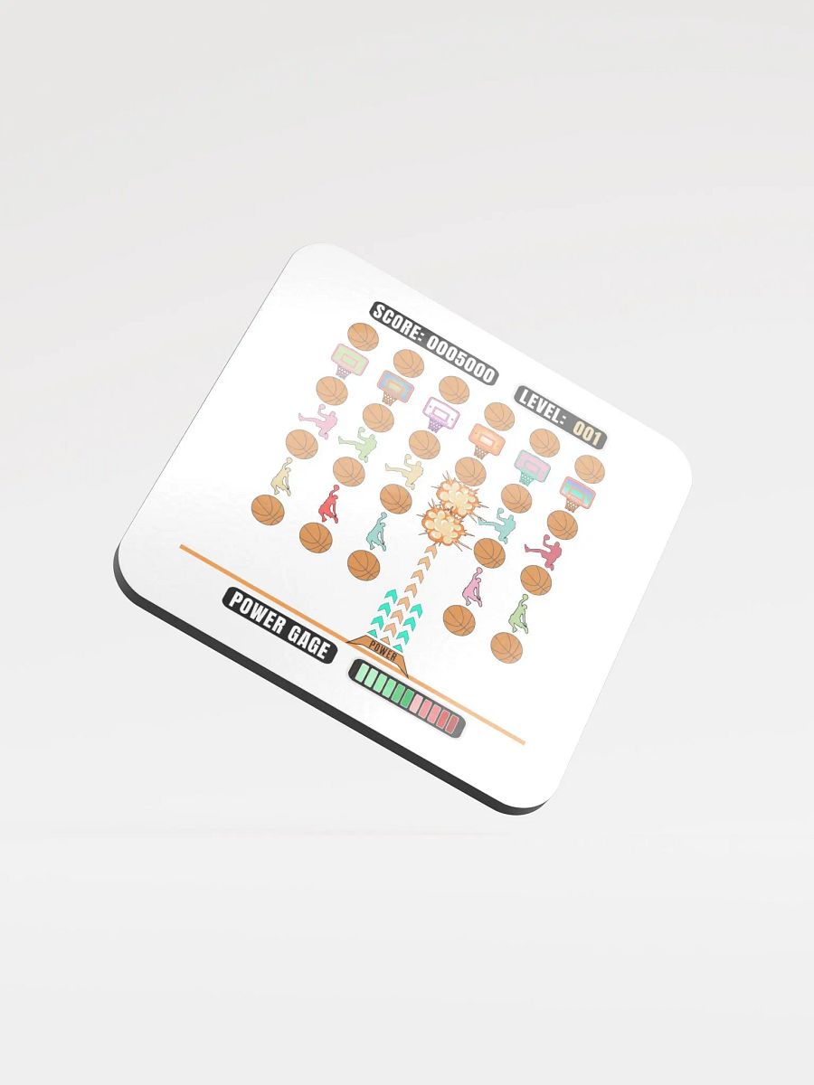 Space Gamer Basketball Swish Arcade Coaster Set product image (1)