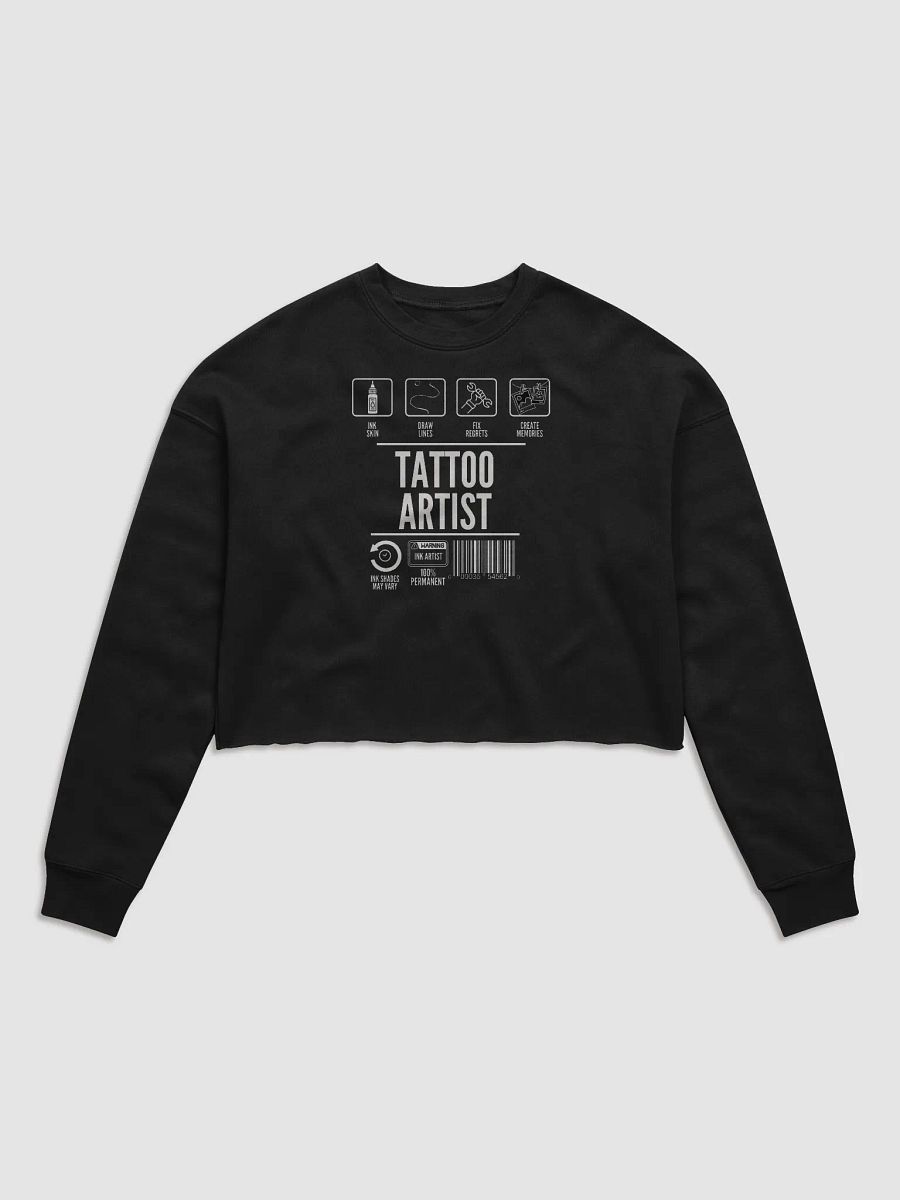 "Tattoo Artist Label" Cropped Sweater product image (1)