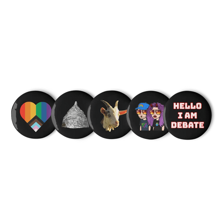 Button Pack 3 - Black - Emotes product image (2)