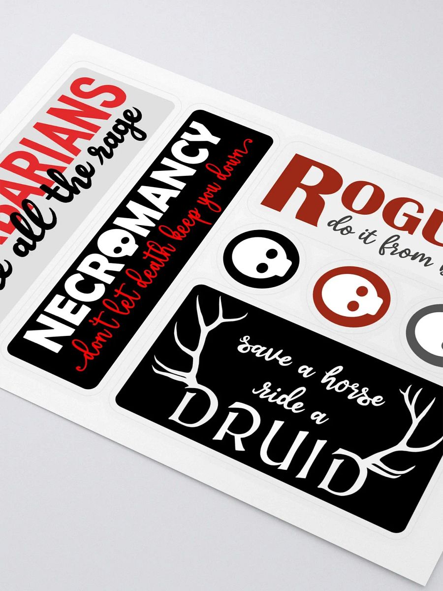 TTRPG Sticker Set product image (3)