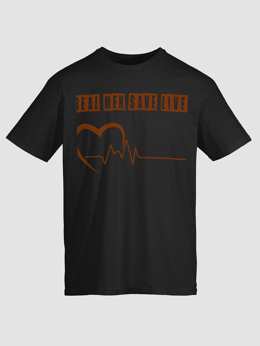Real Men Save Lives Heartbeat T-Shirt product image (38)