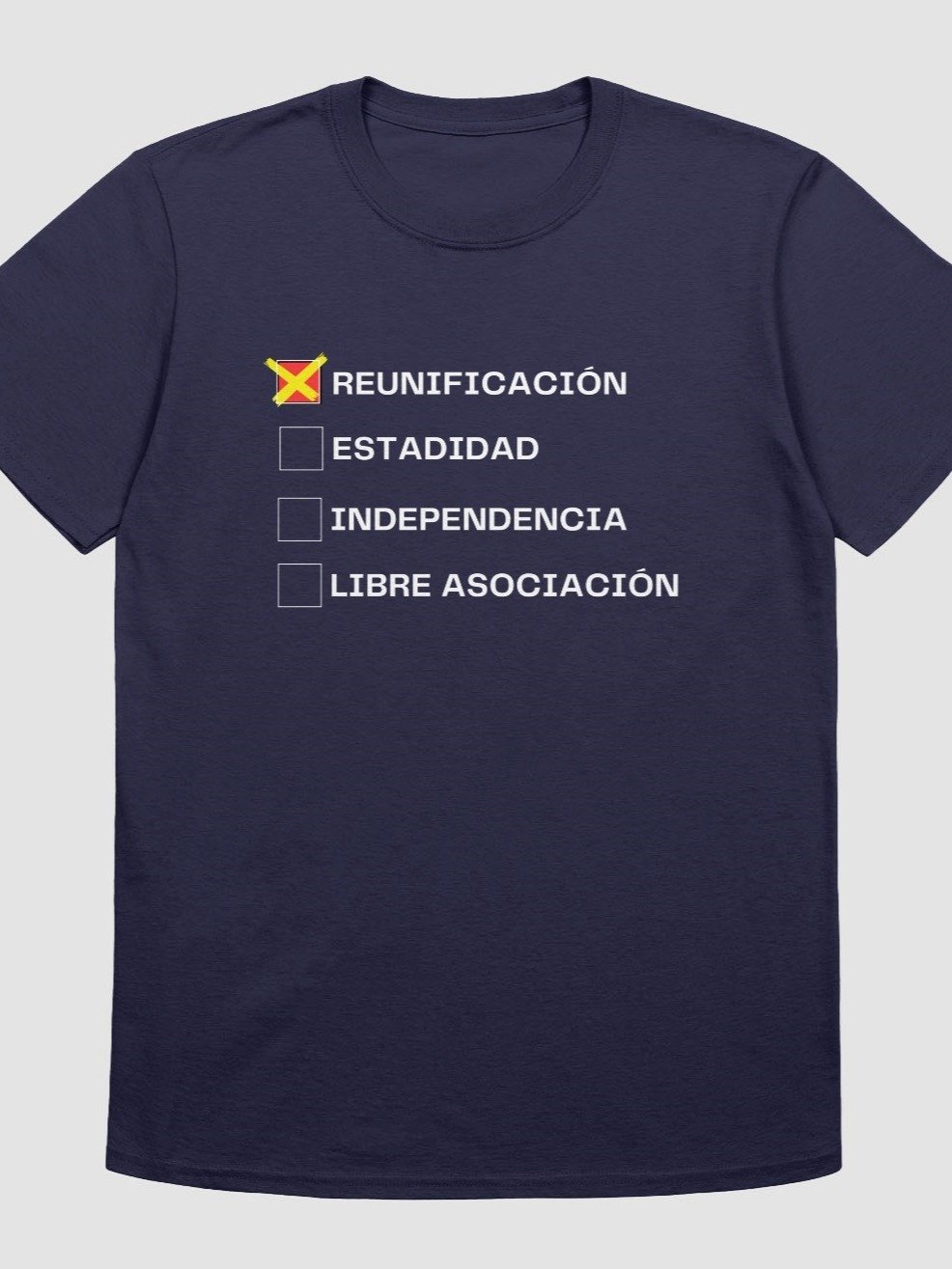 Camiseta manga corta azul marino - Referéndum X Reunificación product image (1)