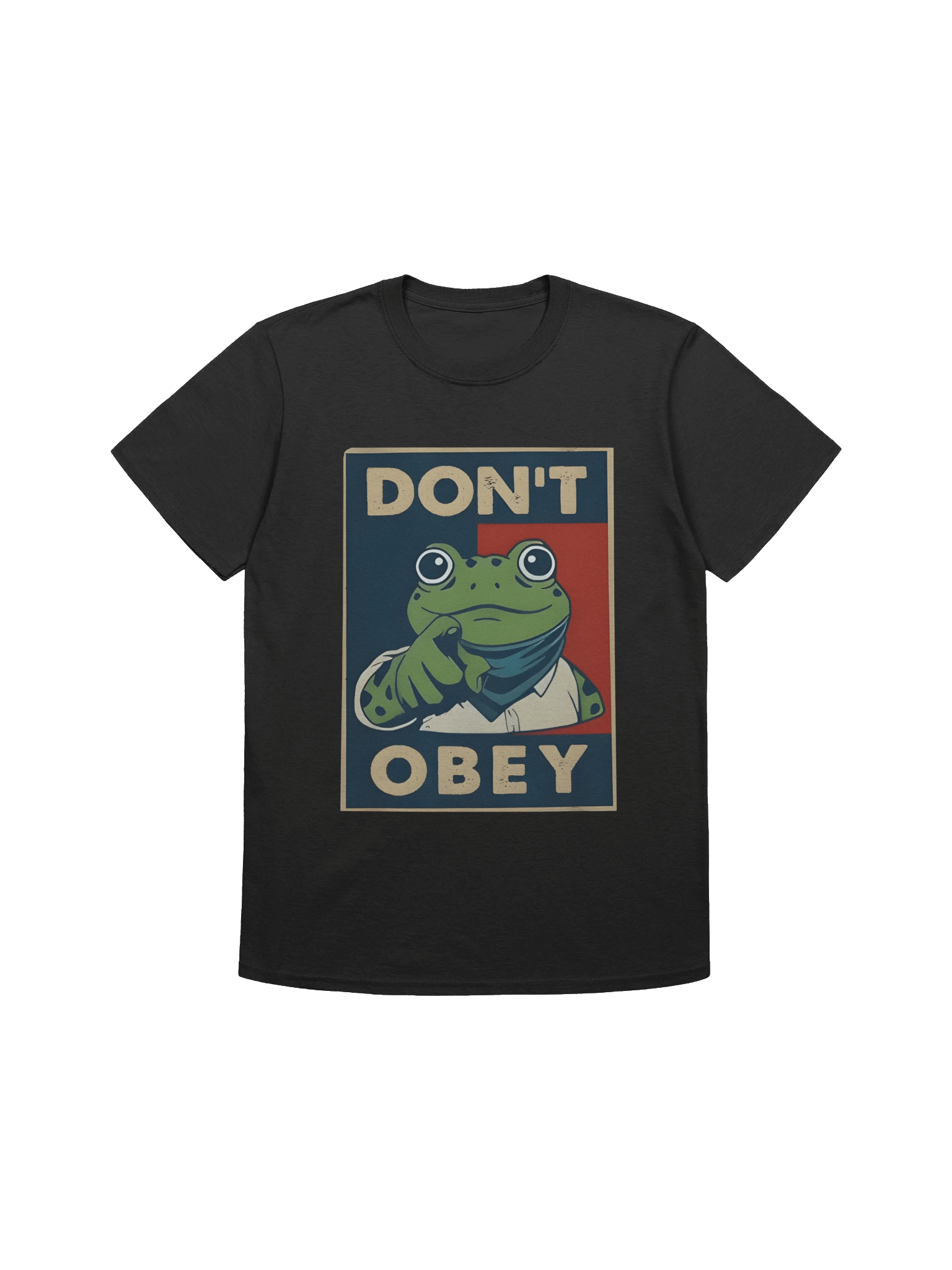 Don’t Obey Frog Shirt product image (1)