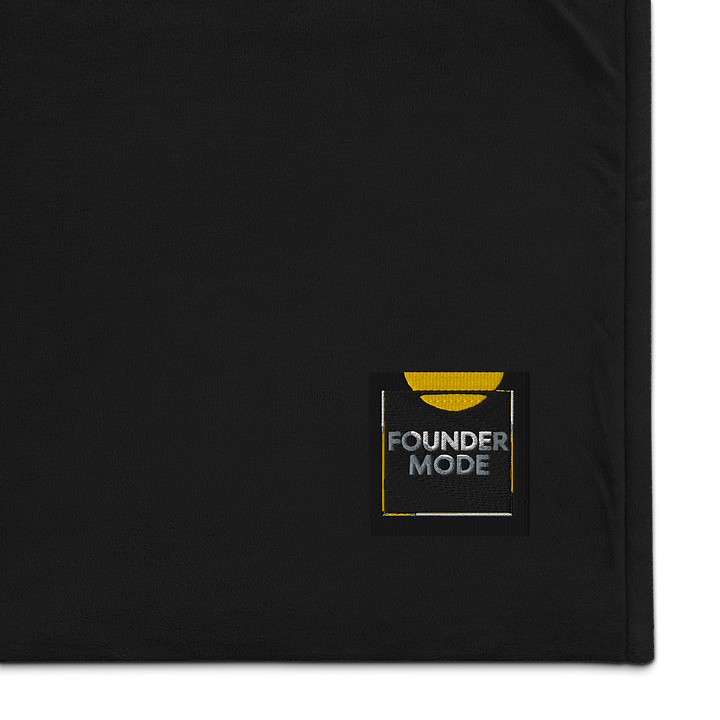 FOUNDER MODE Premium Sherpa Blanket product image (1)