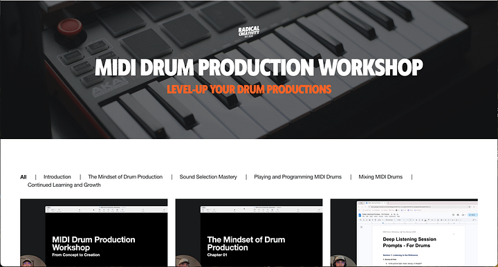 MIDI Drum Production Workshop product image (2)