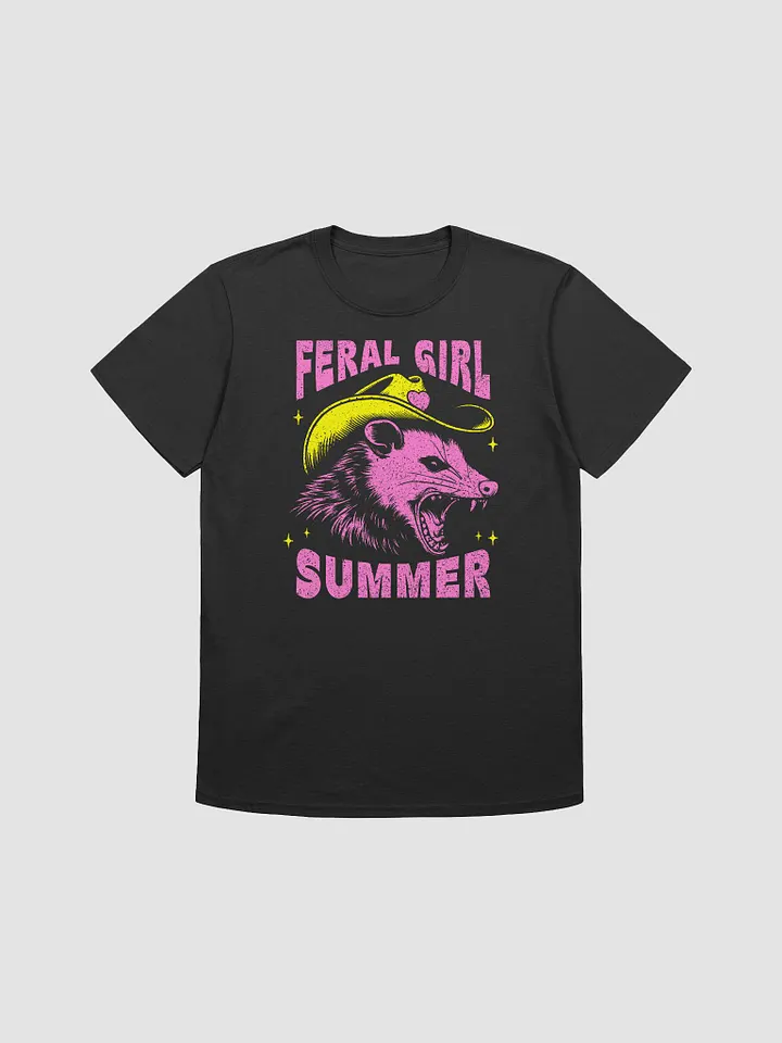 Feral Girl Summer Opossum Tie Dye Raccoon Vintage product image (1)