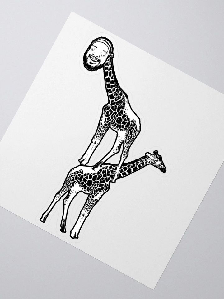 2 Giraffes Stickers product image (2)
