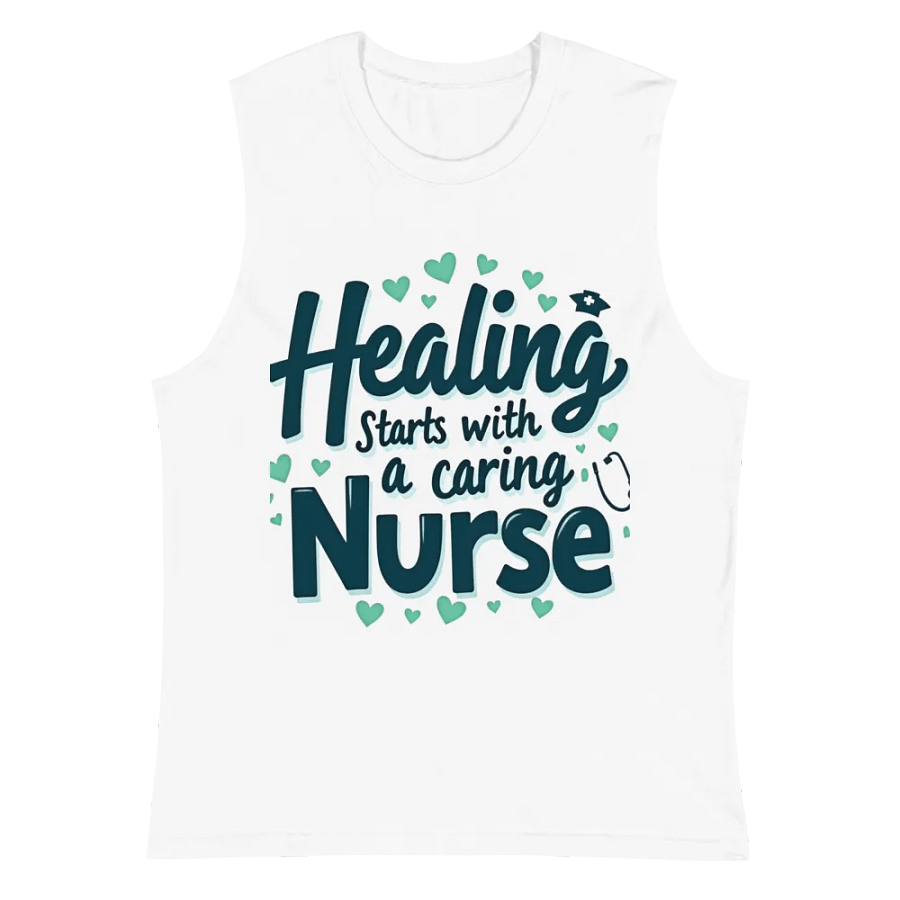 Healing Nurse Heart Muscle Tank product image (2)