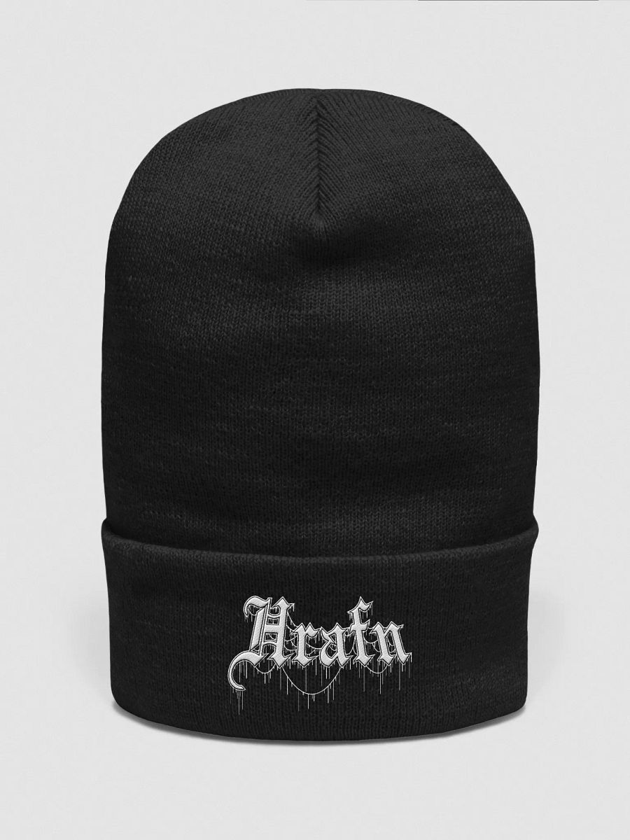 Hrafn Gothic Logo Cuffed Beanie product image (3)