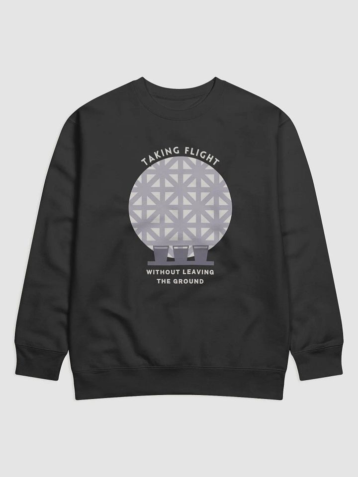 Drinking Around the World Disney: EPCOT Ball Flight Crew Neck Sweatshirt – Gray on Dark product image (1)