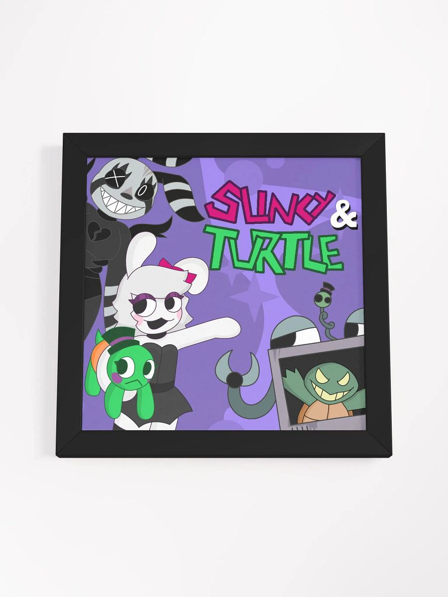 Slinky & Turtle Character Group Framed Print product image (4)