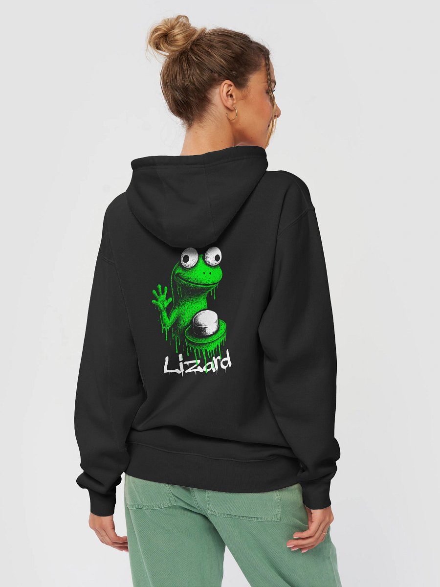 Lizard hoodie on the back product image (4)