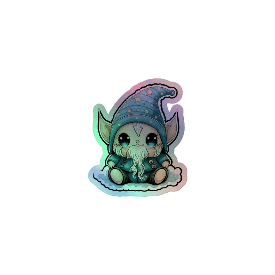 Holographic Baby Gnome with Long Beard product image (1)