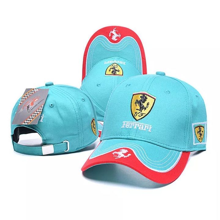 Ferrari F1 Racing Baseball Cap Car Logo Embroidered Adjustable Baseball Hat HOT product image (1)