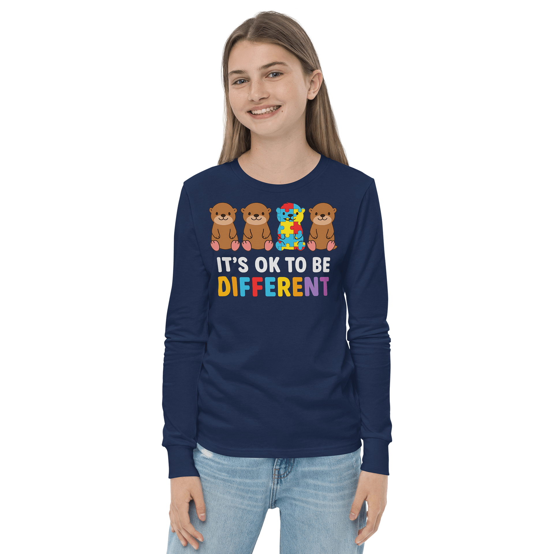 It's Ok To Be Different Youth Long Sleeve T-shirt product image (14)