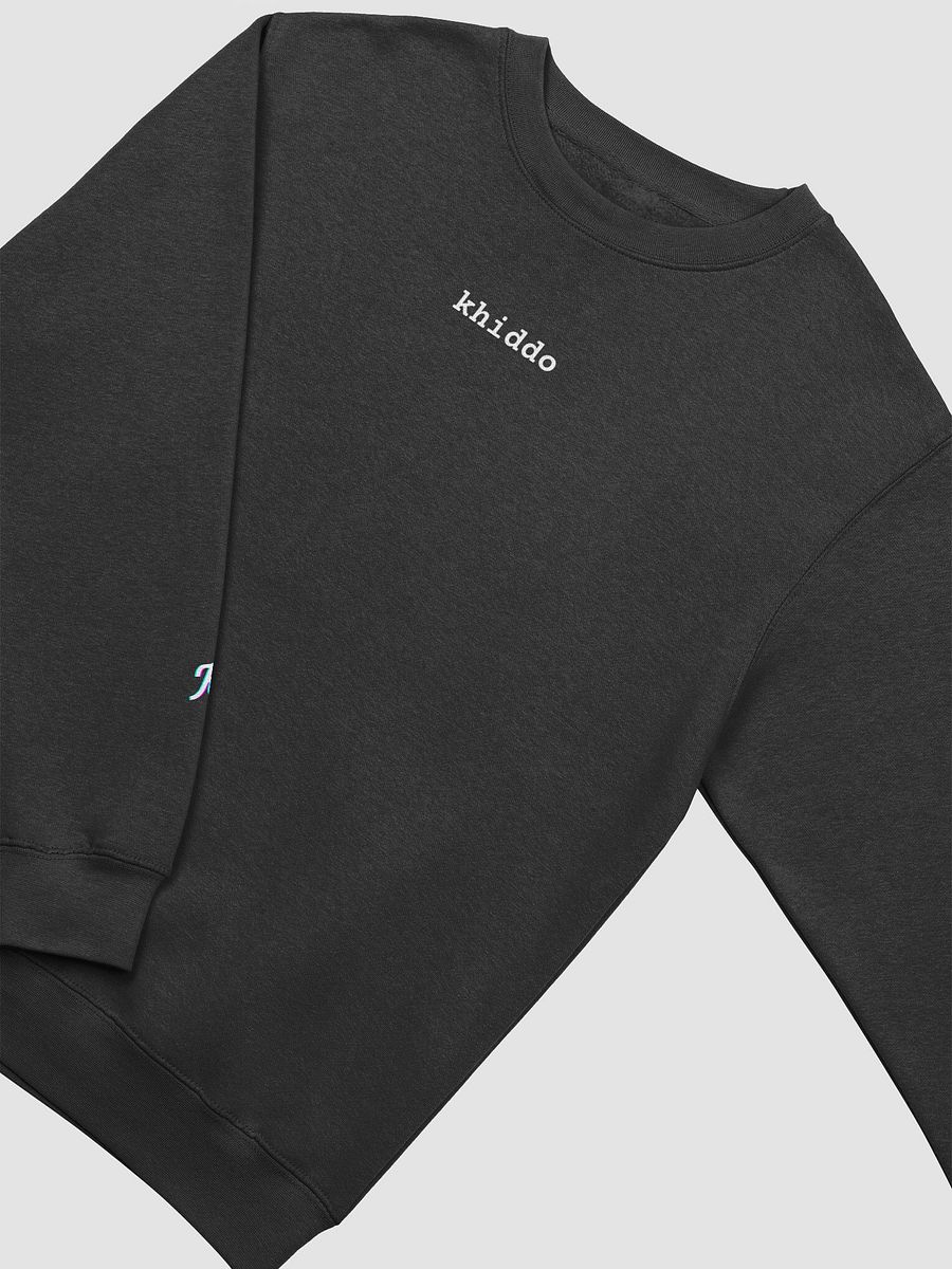 Women's Khiddo Name & Logo Sweatshirt (Black) product image (3)